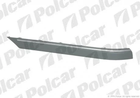 Накладка бампера MERC.W203(C-KL), 00- Polcar 50039611