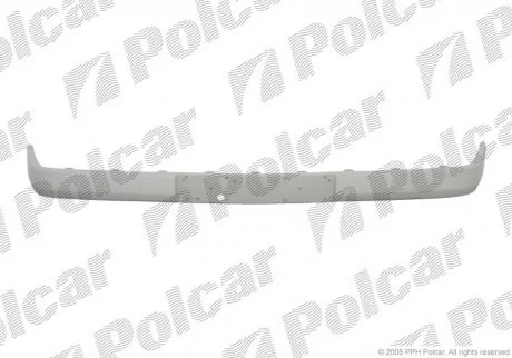 Накладка бампера MERC.W124+E-KL., 84- Polcar 5014079