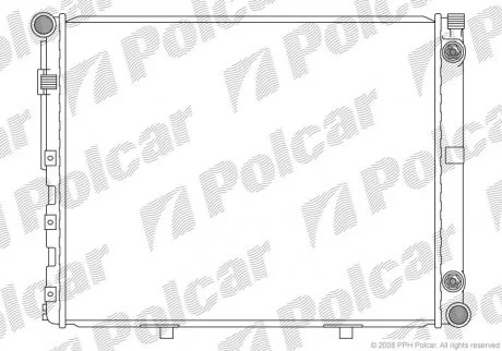 Радіатор охолодження Polcar 5014089