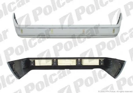 Бампер задній MERCEDES 124 90-92 Polcar 5014961