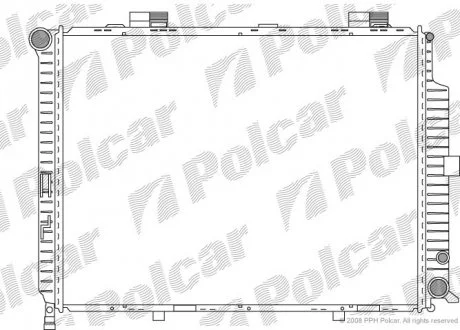 Радіатор охолодження Polcar 5015087