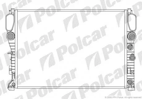 Радіатор охолодження Polcar 5016083