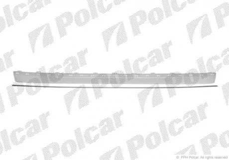 Накладка бампера MERC. 211(E-KL), 02- Polcar 5016967