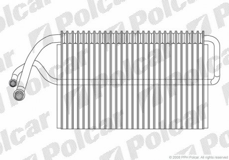 Випаровувач кондиціонера Polcar 5016P81 (фото 1)