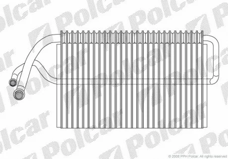 Випаровувач кондиціонера Polcar 5016P81