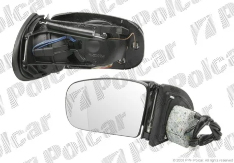 Дзеркало зовнішнє лівий | MERC.W220(S-KL), 98- Polcar 5025514M
