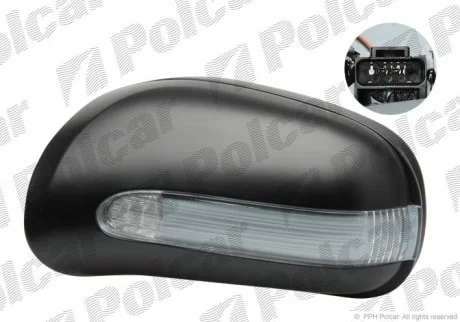 Корпус дзеркала зовнішнього Polcar 502555PM