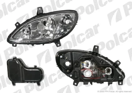 Фара основна | VITO/V-KLASSE, 04-10 Polcar 504009E