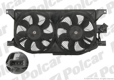 Вентилятор радіатора Polcar 504423W2 (фото 1)