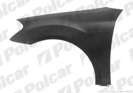 Крило переднє Polcar 504502