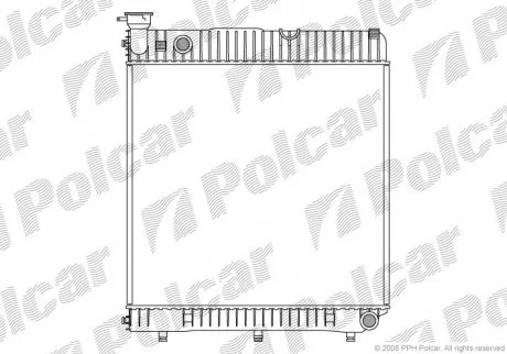Радіатор охолодження Polcar 5061082