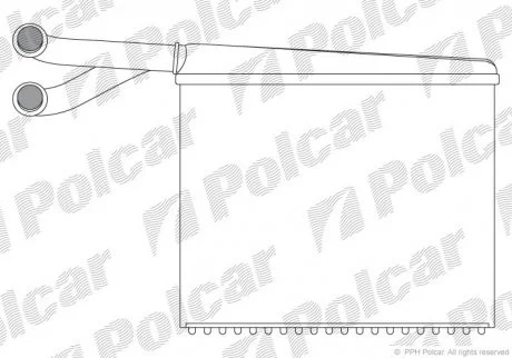 Радіатор обігріву Polcar 5062N82