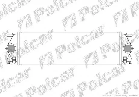 Радіатор повітря (інтеркулер) Polcar 5065J81X