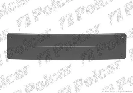 Кронштейн номерного знака | C-KLASSE (W204), 07- Polcar 50700713