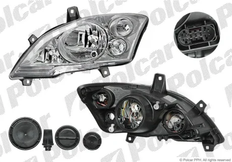 Фото 1 - фара основна | VITO/VIANO, 10.10- Polcar 50N109H Фара основна | VITO/VIANO, 10.10- Polcar 50N109H (фото 1)