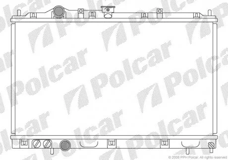 Радіатор охолодження Polcar 5231081