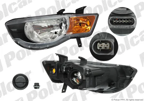 Фара основна | COLT, 10.08- Polcar 524209E