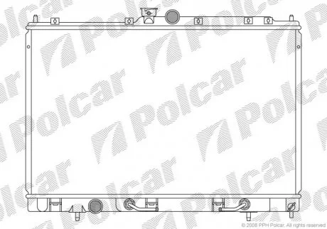 Радіатор двигуна Polcar 5265081