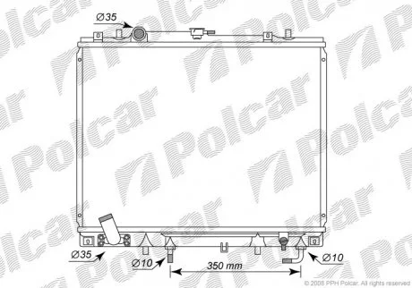 Радіатори охолодження | PAJERO SPORT I (K7_, Polcar 5273082K