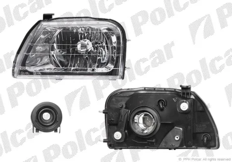 Фара основна | L200, 06.96- Polcar 5277101E