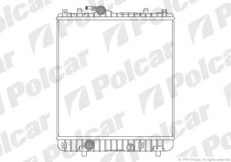 Радіатор охолодження Polcar 5503082X (фото 1)