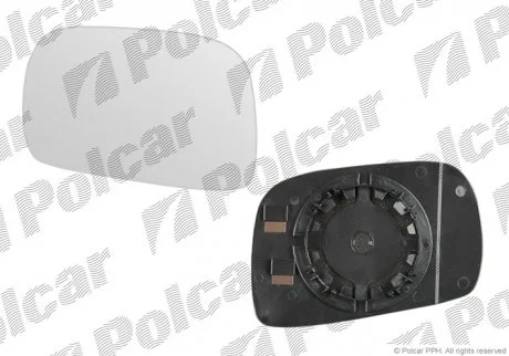 Вставка зовнішнього дзеркала лівий | OPEL AGILA, 01-08 Polcar 5503545M (фото 1)