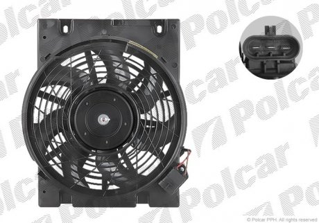 Вентилятор радіатора Polcar 550823W2