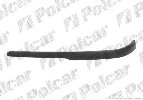 Спойлер бампера переднього лівий | OPEL ASTRA II 3.98- Polcar 5508251