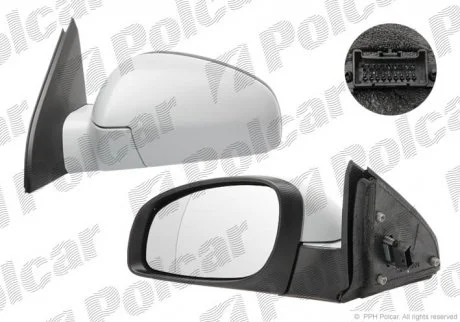 Дзеркало зовнішнє правий | VECTRA C 02- Polcar 5518526M