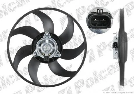 Вентилятор без кожуха OPEL CORSA D/GRANDE PUNTO Polcar 555823U4