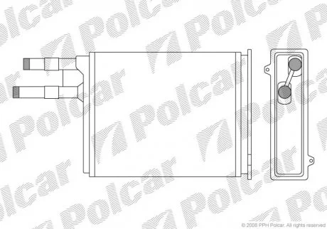 Радіатори обігріву | JUMPER 94- Polcar 5702N8-1