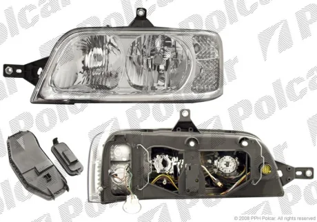 Фара основна | FIAT DUCATO, 02- Polcar 570410U