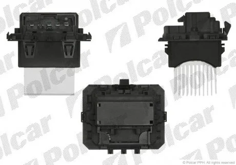 Резистор вентилятора Polcar 5712KST-2