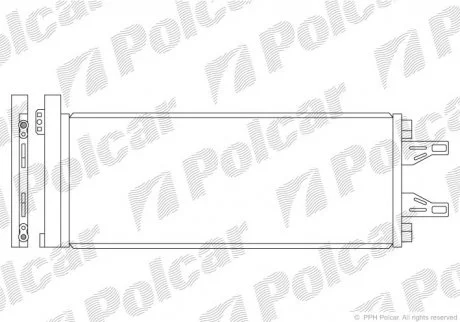 Конденсатор кондиціонера Polcar 5770K8C2S