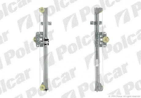 Склопідіймач електричний передній лівий (без двигуна) Fiat Ducato 2006- Polcar 5770PSG1