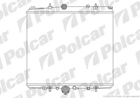 Радіатор охолодження Polcar 578708A2