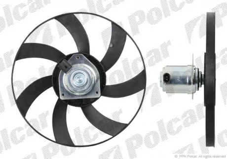 Вентилятор без кожуха RENAULT Polcar 601123U2