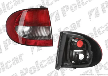 Ліхтар задній | RENAULT MEGANE, 00- Polcar 6011882E