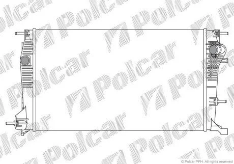 Радіатори охолодження | MEGANE III Grandtour Polcar 6014083X