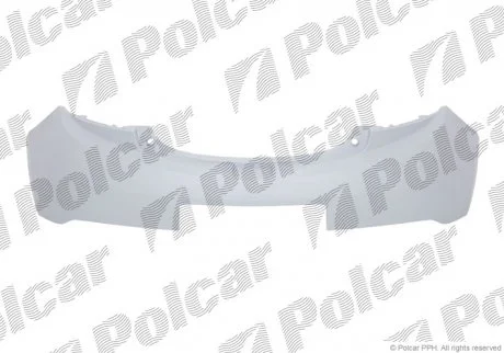 Бампер задній | MEGANE III, 10.08- Polcar 6014962J