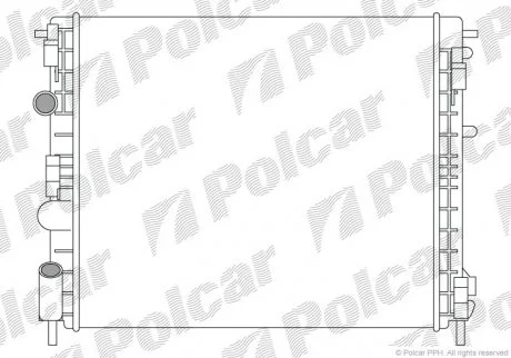 Радіатор охолодження Polcar 6015084