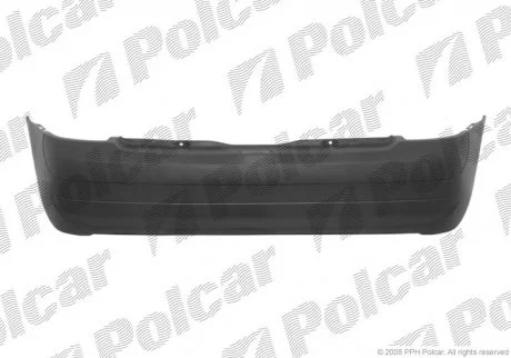 Бампер задній RENAULT CLIO II, 01- Polcar 601696