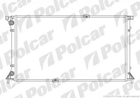 Радіатор системи охолодження Polcar 6026084