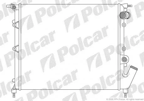 Радіатор охолодження Polcar 6031083