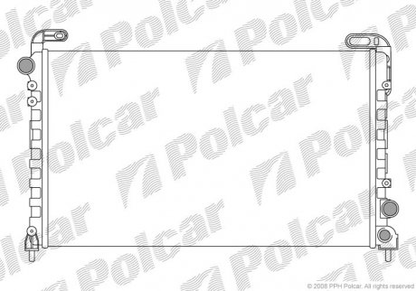 Радіатор охолодження Polcar 6033081 (фото 1)