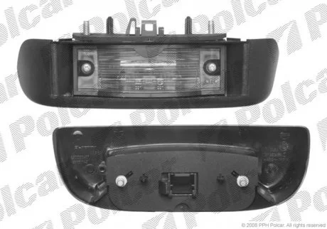 Фара номерного знака RENAULT TRAFIC, 01- Polcar 6041958X