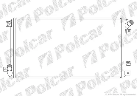 Радіатори охолодження | MASTER II Platforma Polcar 6043081X