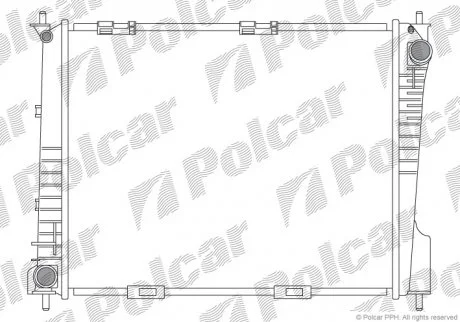 Радіатор охолодження Polcar 6055082