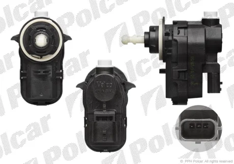 Моторчик фари | CLIO III, 05-09 Polcar 6055099V