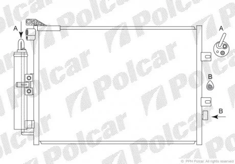Автозапчасть Polcar 6055K8C1S (фото 1)